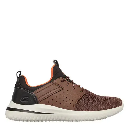 Skechers Men's Delson Cicada Low-Top Trainers