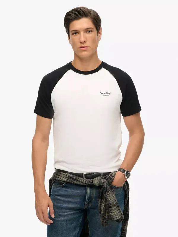 Superdry Organic Cotton Essential Logo Baseball T-Shirt
