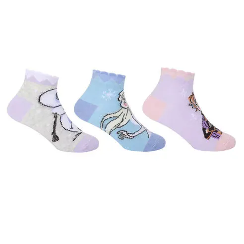 Character Disney Trainer  3 Pk Socks Childrens
