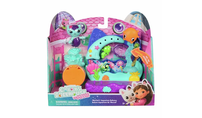 Gabby's Dollhouse Movie Aquarium Balcony 