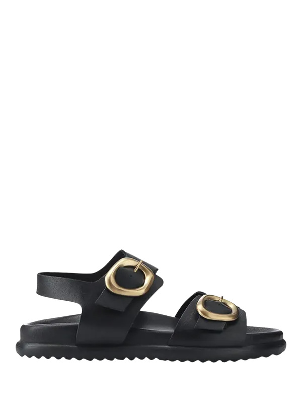 Jones Bootmaker Juneau Leather Buckled Sandals