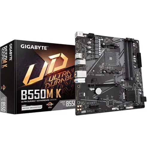 Gigabyte Technology GIGABYTE B550M K AMD AM4 Micro-ATX Motherboard