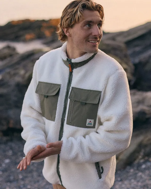 Passenger Clothing Valiant Deep Pile Fleece - Off White