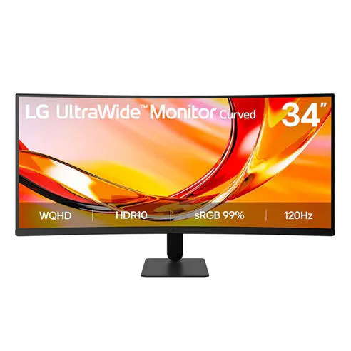 LG 34U601B-B 34 inch Ultra Wide QHD 120Hz Curved Monitor