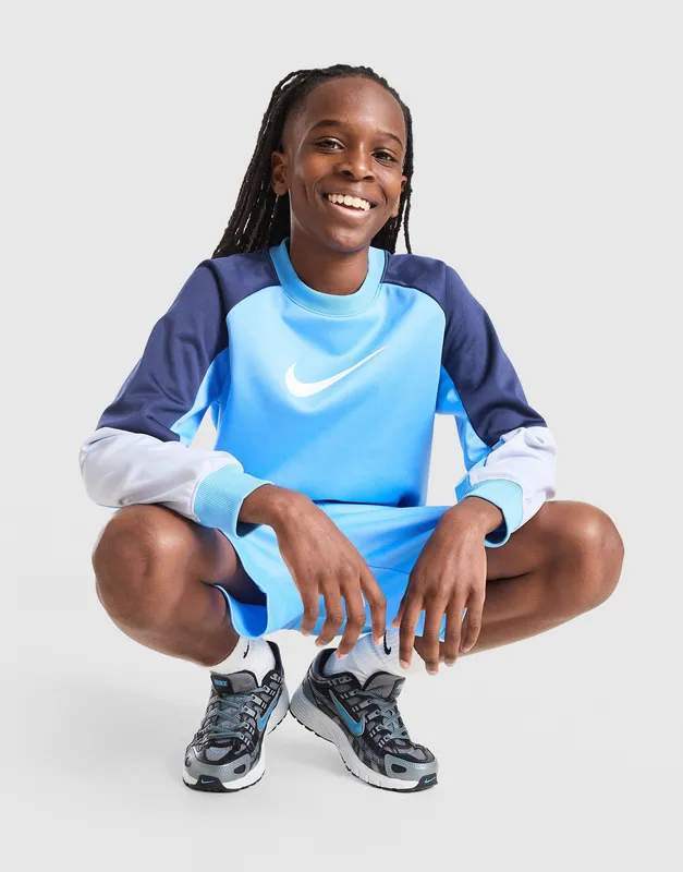 Nike Poly Crew Sweatshirt/Shorts Set Junior