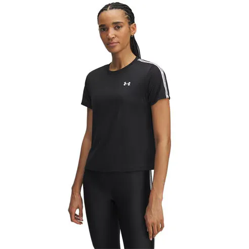 Under Armour Women's Tech Taping Short-Sleeve Performance Gym Top