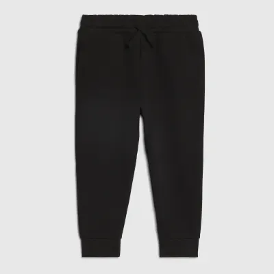 Mini Boys Black Joggers