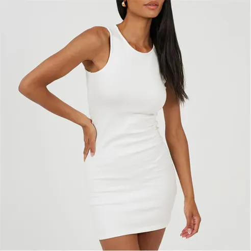 Brave Soul Womensb Sleeveless Mini Bodycon Dress