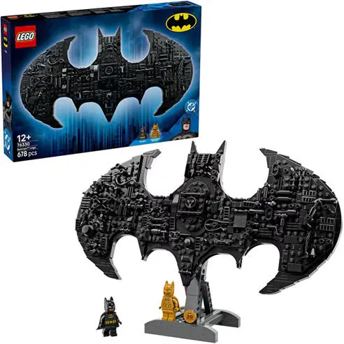 LEGO DC Batman Logo Super Hero Toy with Minifigures 76330