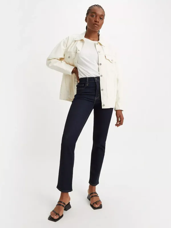 Levi's 724 High Rise Slim Straight Cut Jeans