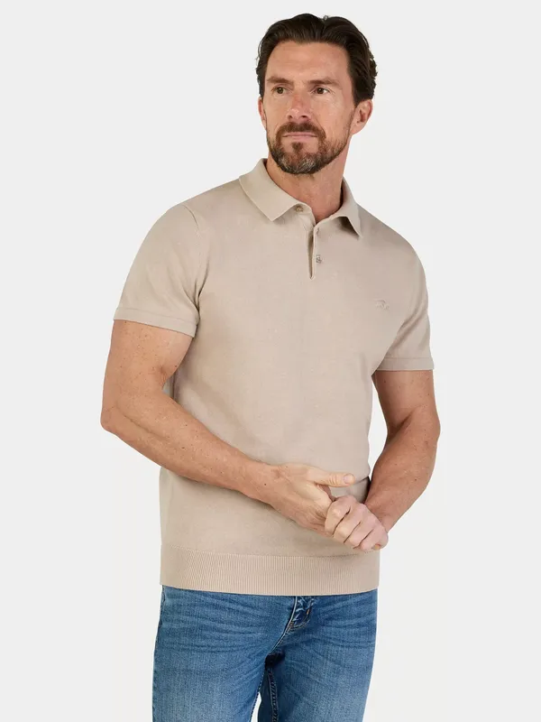 Raging Bull Cotton Short Sleeve Knitted Polo