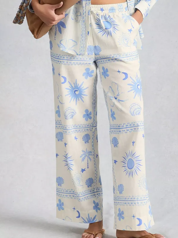 White Stuff Penny Beach Trousers, Ivory