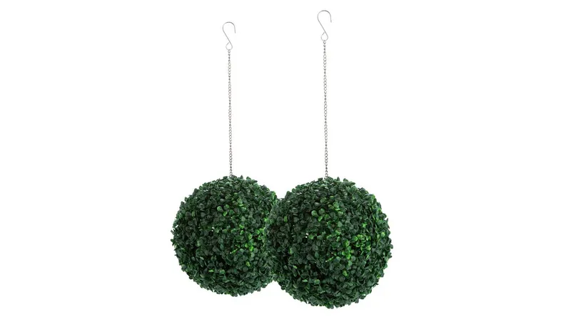 Garden XP Garden Topiary Balls Art Grass X2 - 30cm