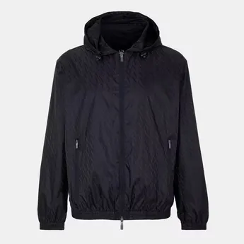 Armani Exchange Men's  Water-Resistant Rain Anorak