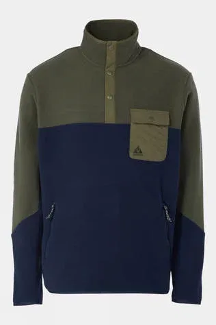 Ayacucho Mens Fitzroy Snap Fleece Top