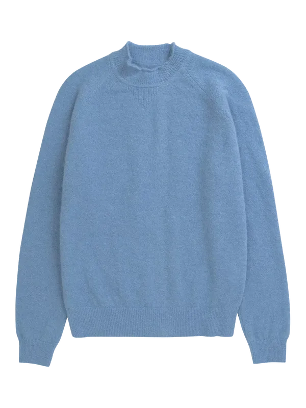 Norse Projects Alpaca Wool Blend Sweater, Bel Air Blue