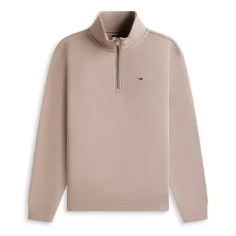 Tommy Jeans TJ Flag Fleece Quarter-Zip Jumper