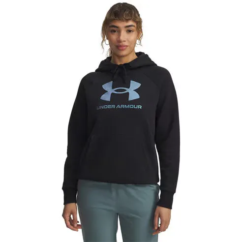 Under Armour Women's Rival Fleece Shimmer Over the Head Hoodie