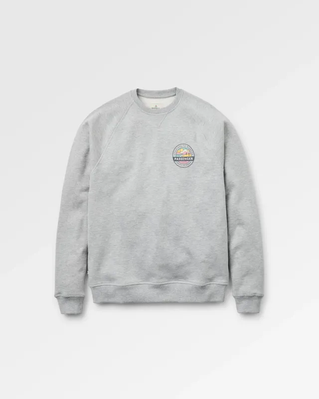 Passenger Clothing Odyssey Sweatshirt - Mid Grey Marl