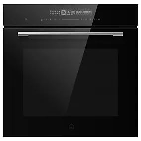 GoodHome GHPYOVTC72 Built-in Single Multi-function pyrolytic Electric Oven - Gloss black