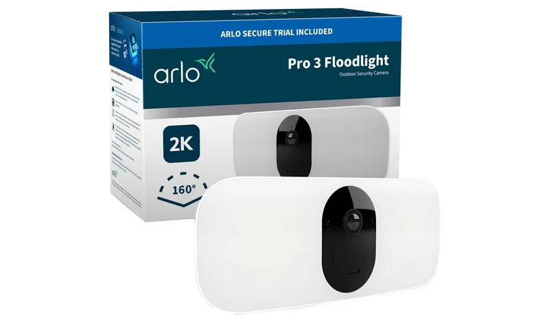 Arlo Pro 3 Floodlight Outdoor Security Camera 1 pack – White