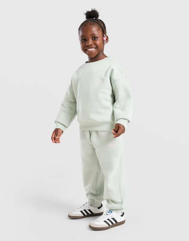 adidas Originals Girls' Trefoil Essential Tracksuit Children