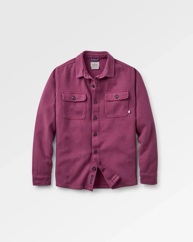 Passenger Clothing Island Twill Shirt - Warm Berry