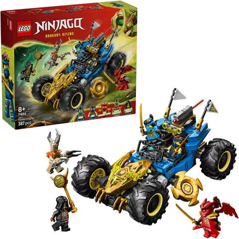 LEGO NINJAGO 2 in1 Jay’s Transforming Car Racing Toy 71856