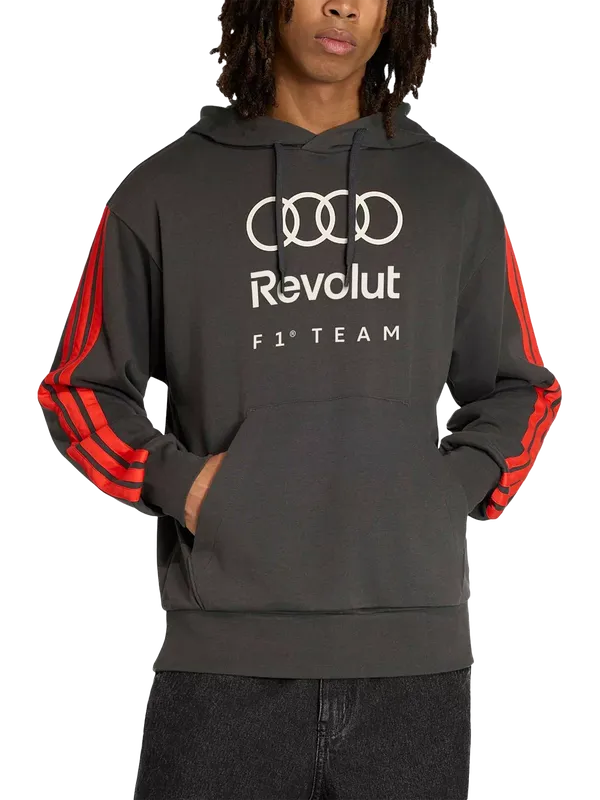 adidas AUDI Formula One Team DNA French Terry Hoodie, Black