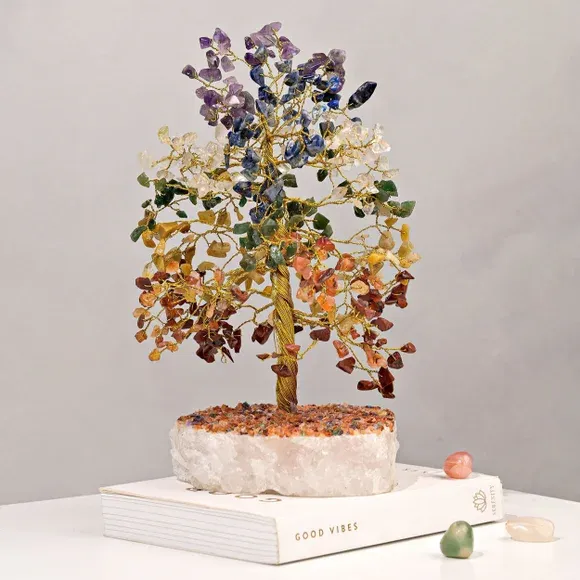 Serenity Multicoloured Gemstone Tree