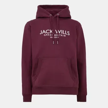 Jack Wills Batsford Logo Hoodie Mens