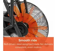 NEW IMAGE Cyclone X3 Air Assault Exercise Bike - Black