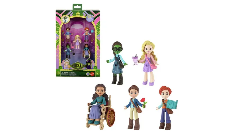 Wicked Students of Shiz 5 Small Dolls & Accessories