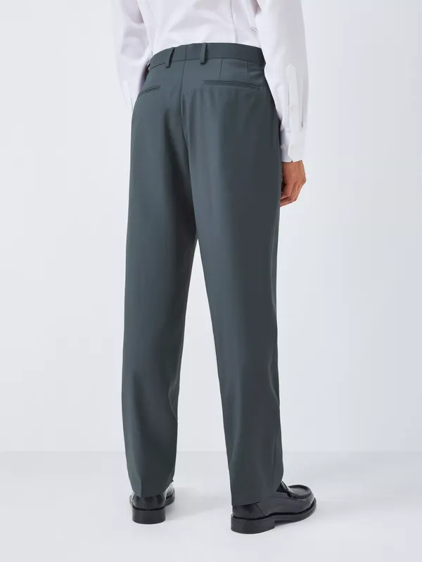 John Lewis Jacquard Dinner Trousers, Airforce