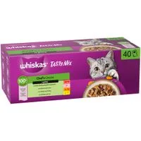 Whiskas 1+ Tasty Mix Chef's Choice in Gravy