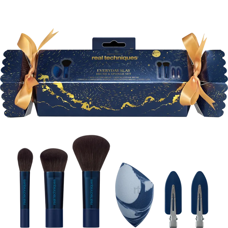 Real Techniques Everyday Slay Brush & Sponge Set