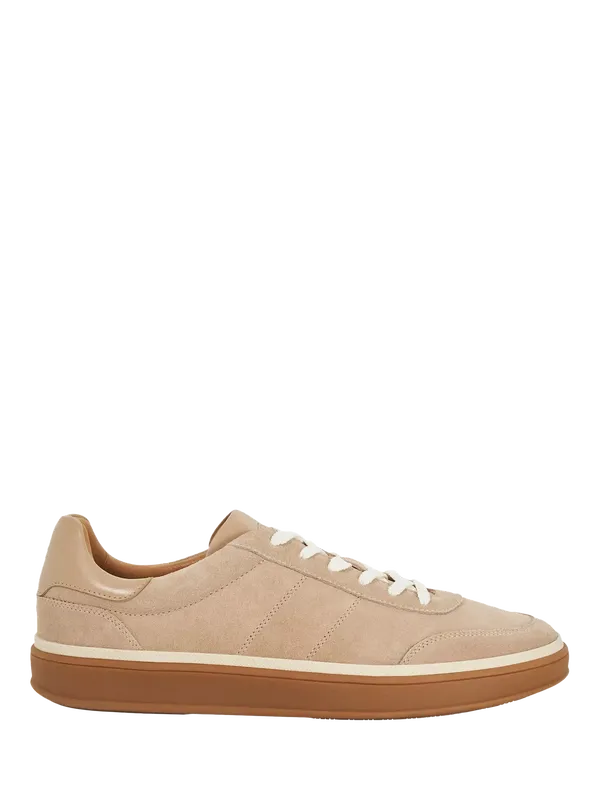 Dune London Tony Wide Fit Suede Trainers