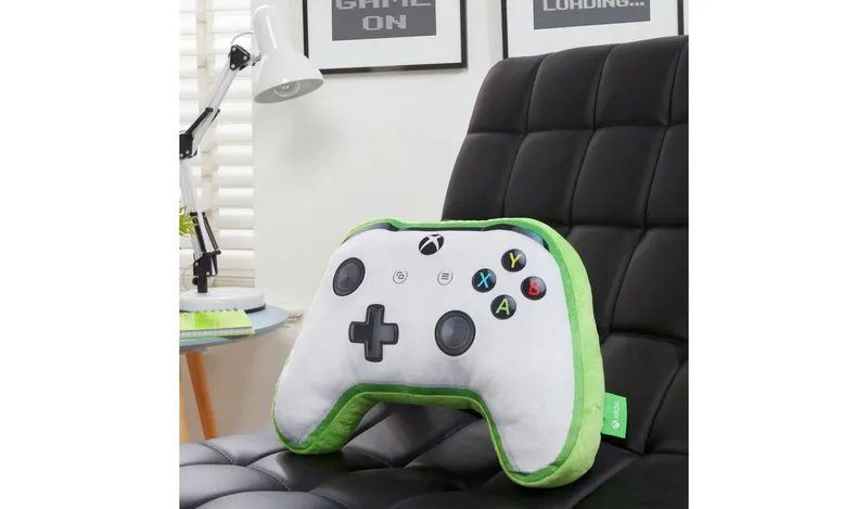 Xbox Kids Controller Shaped Cushion - Green - 28x40cm