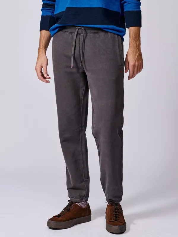 Aubin Marlow Cotton Joggers, Black