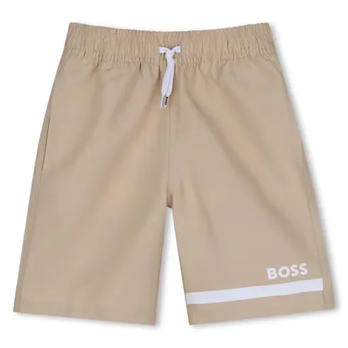 Boss Kids Logo Swim Shorts Iconic Print