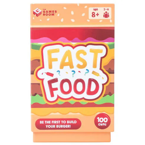 Fizz Creations Fast Food Trivia Building Game Novelty Gift