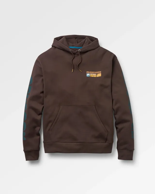 Passenger Clothing Patches Hoodie - Espresso