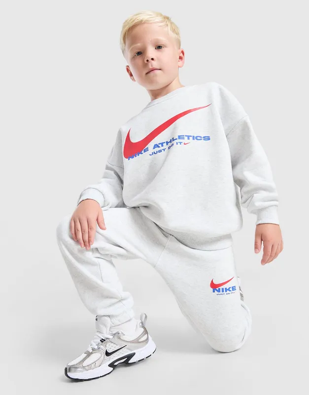 Nike Swoosh Fleece Tracksuit Children