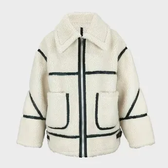 Jack Wills Women's Sherling Long Sleeve Short Puffer Jacket