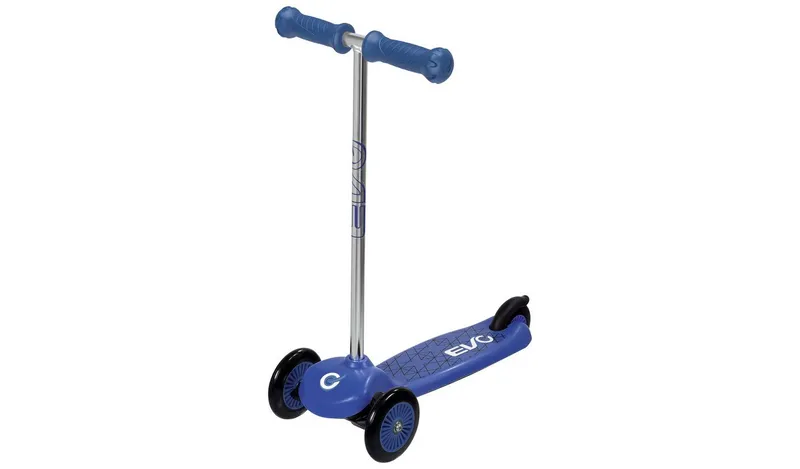 EVO Move and Groove 3 Wheel Scooter - Blue