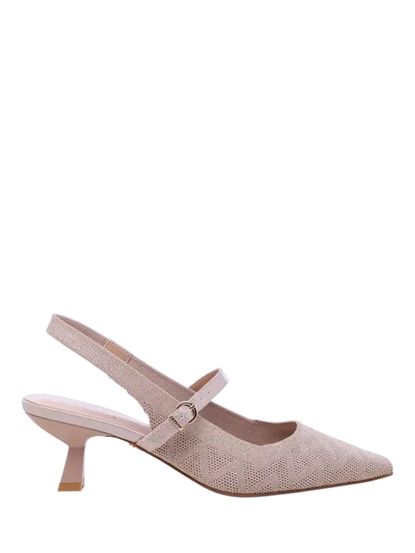 Paradox London Tropicana Kitten Heel Slingback Court Shoes