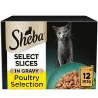 Sheba Pouches Select Slices 12 x 85g