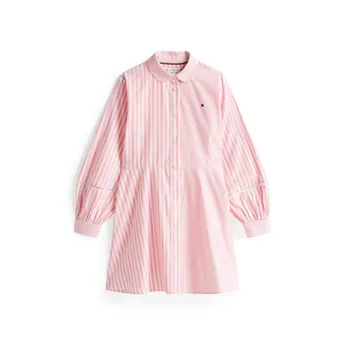 Tommy Hilfiger Kids' Long-Sleeve Shirt Dress