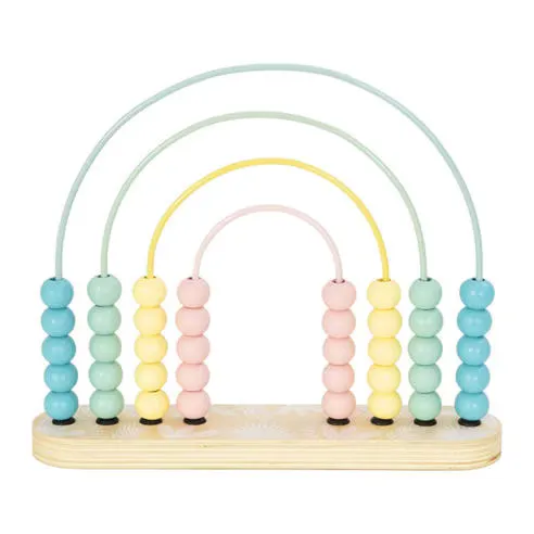 Tooky Toy Wooden Rainbow Abacus
