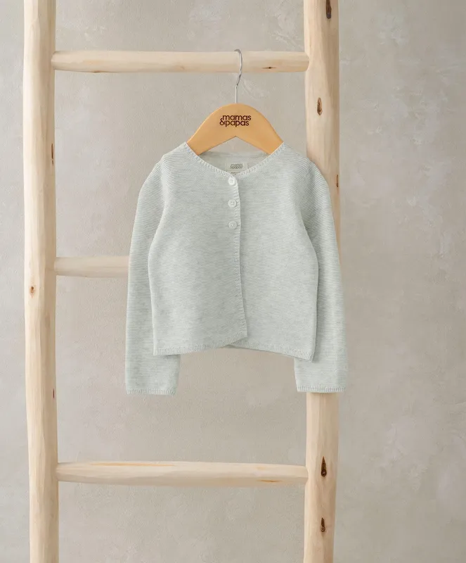 Mamas & Papas Knitted Cardigan - Grey